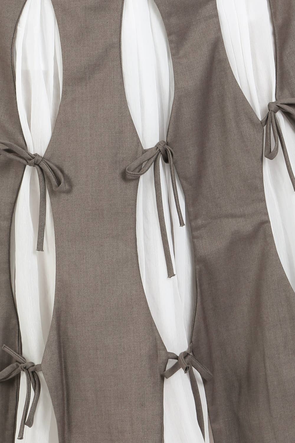 Deconstructed Cut-Out Midi Skirt