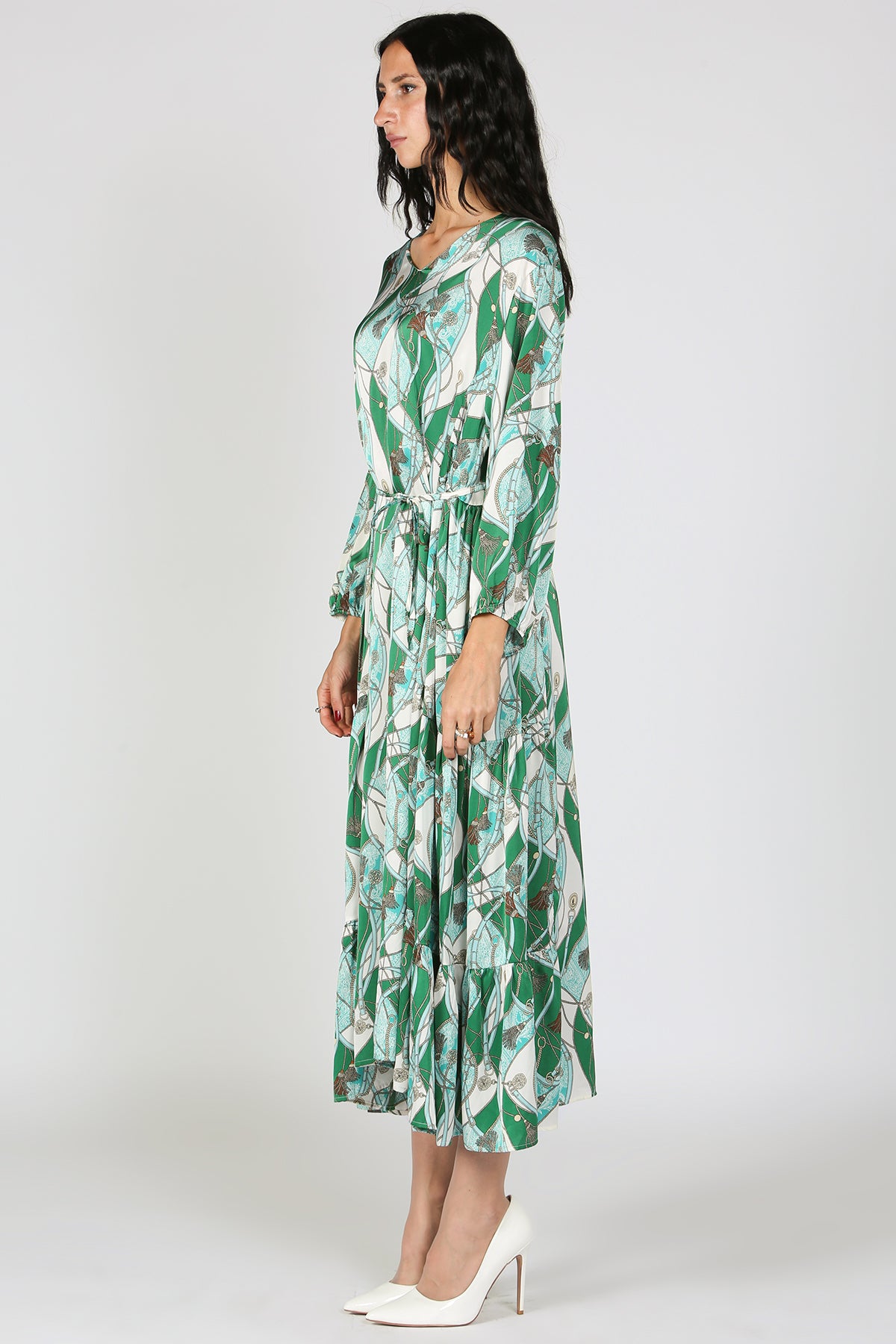 Jesse Multi Print Relaxed Fit Maxi Dress - Shop Beulah Style