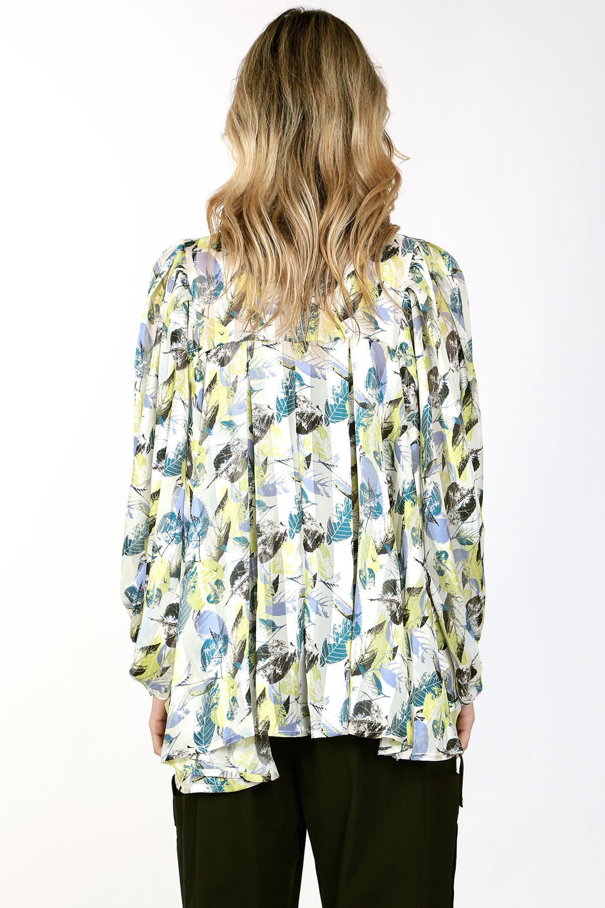 Isabella Botanical Print Billowed Blouse