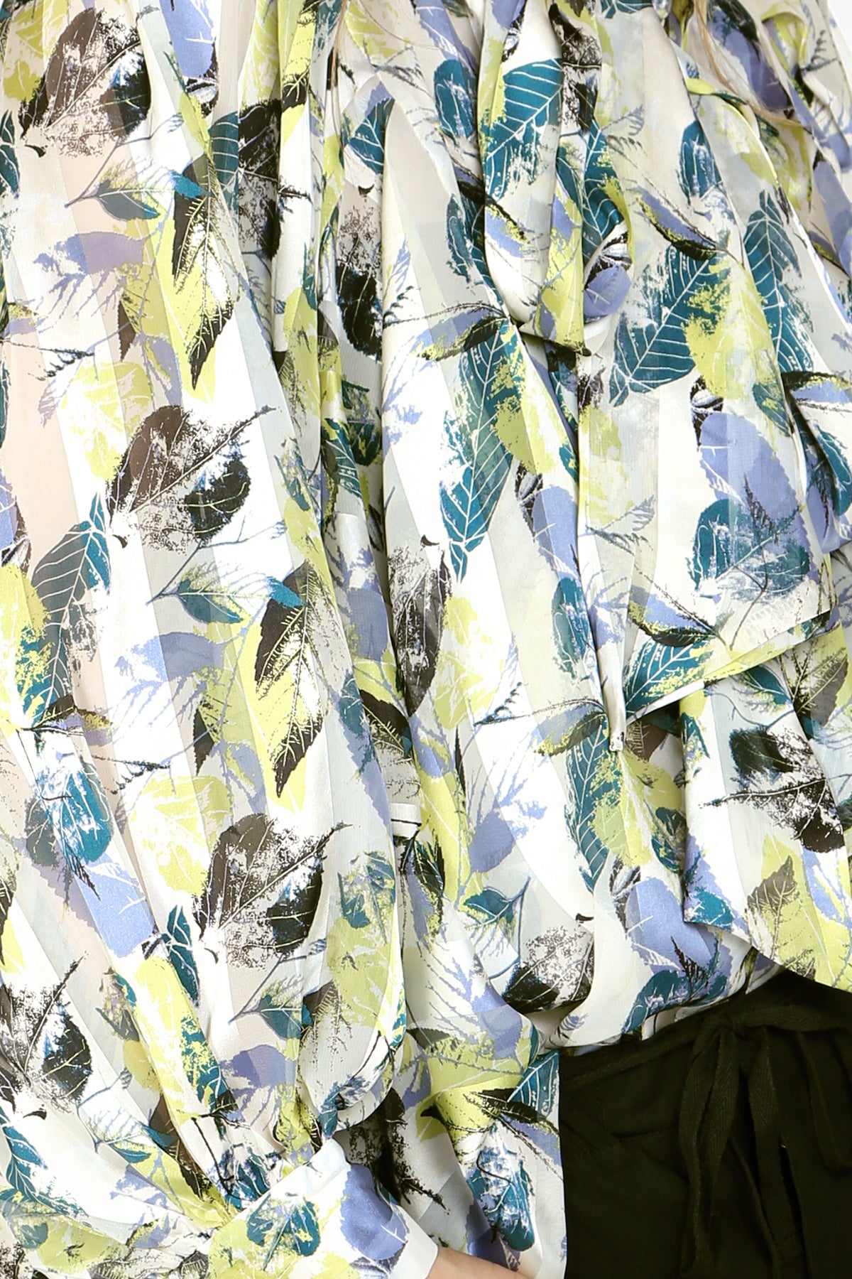 Isabella Botanical Print Billowed Blouse