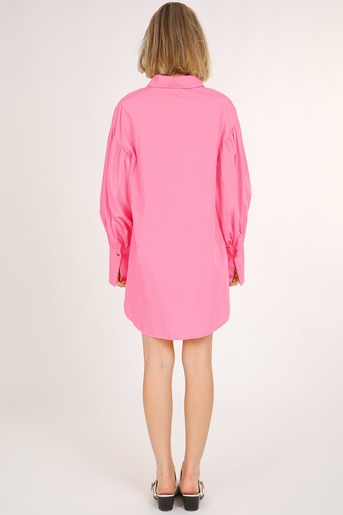Floyd Billow Sleeve Mini Shirt Dress - Shop Beulah Style