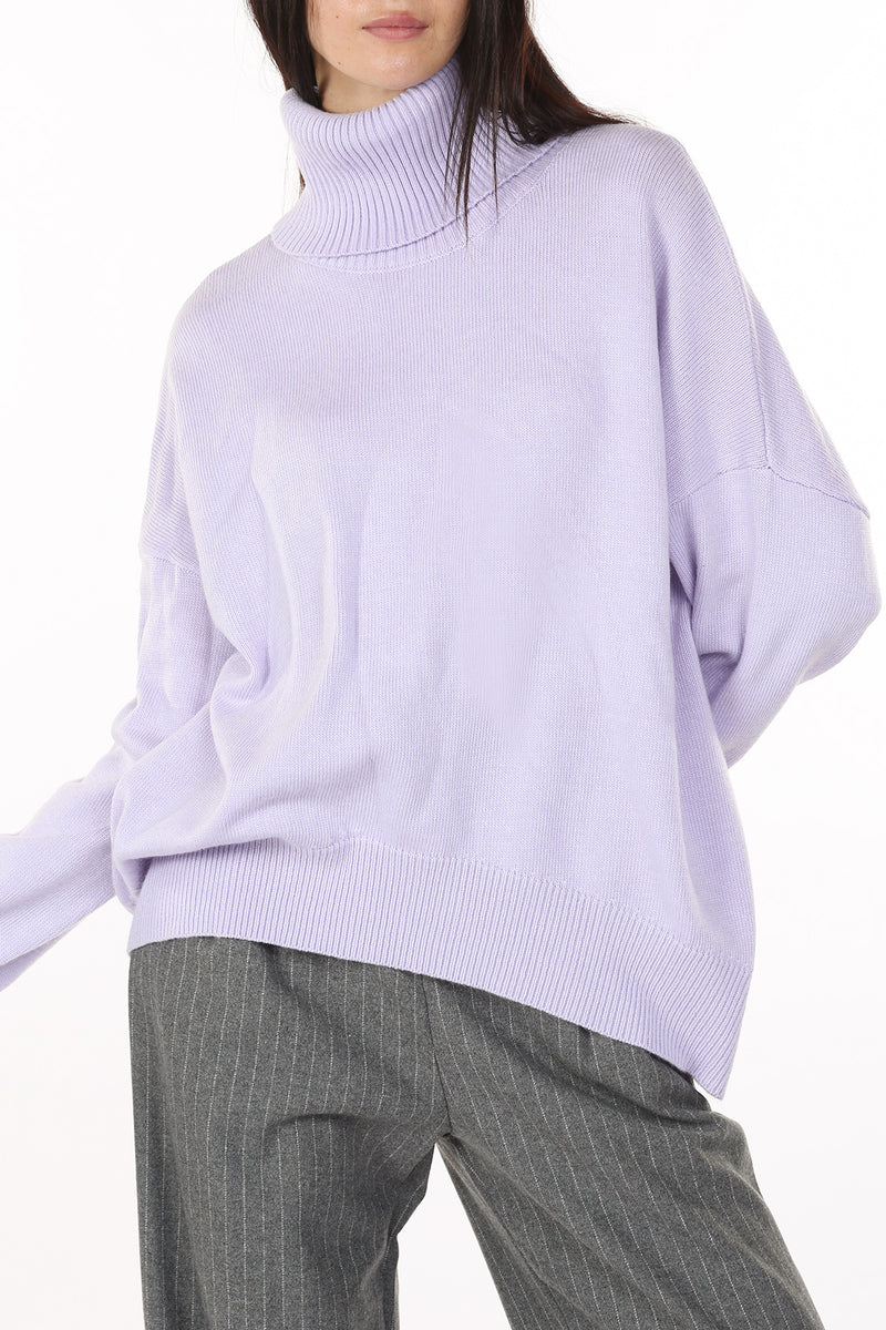 April Turtleneck Wool Knit Sweater - Shop Beulah Style