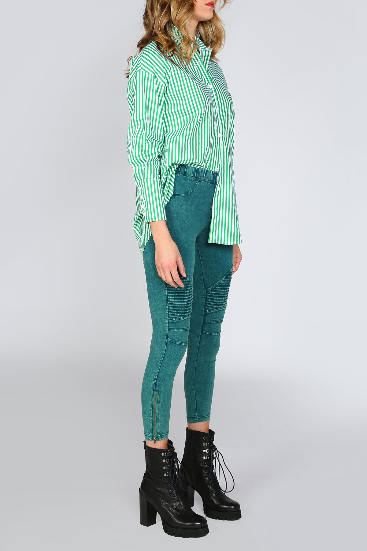 April Striped Shirt & Shorts Sets - Shop Beulah Style