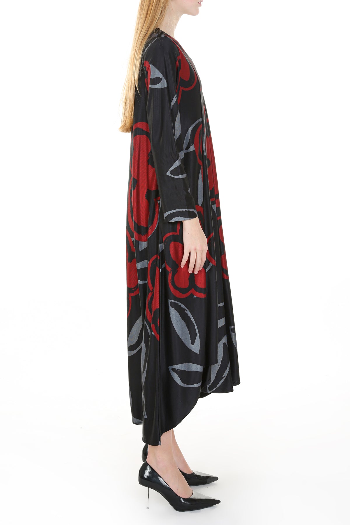 Harlow Floral Printed High Low Midi Dress - Shop Beulah Style