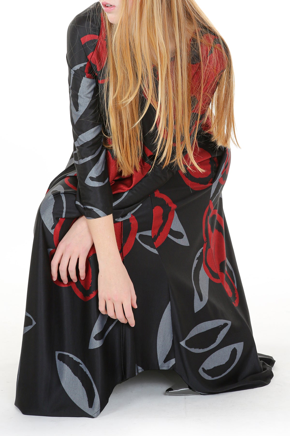 Harlow Floral Printed High Low Midi Dress - Shop Beulah Style