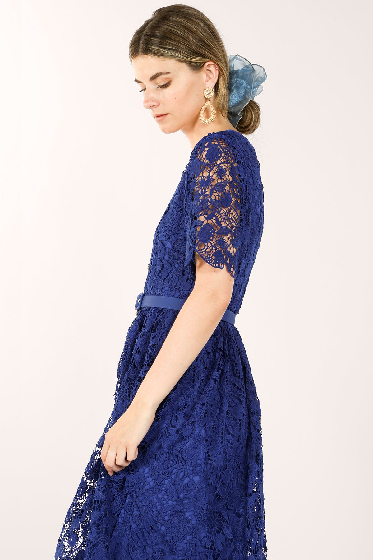 Emilia Romantic Lace Midi Dress - Shop Beulah Style