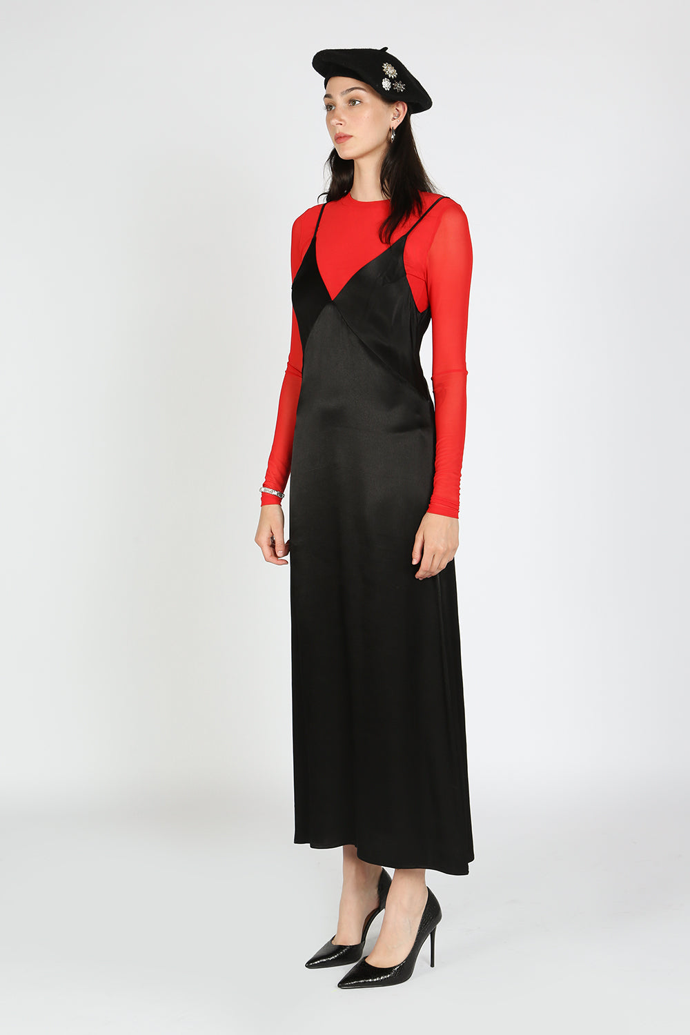 Josiah Silky Classic Slip Dress - Shop Beulah Style