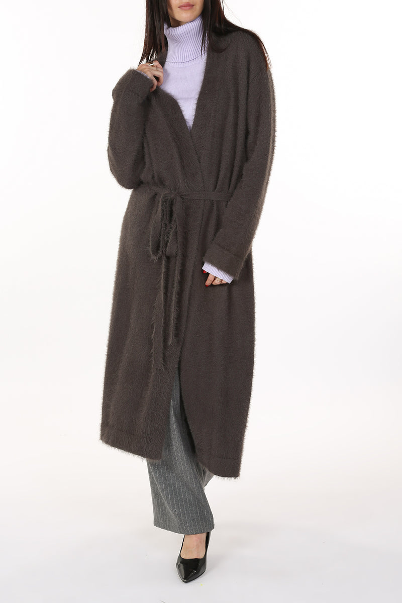 Parker Fuzzy Alpaca Maxi Robe - Shop Beulah Style