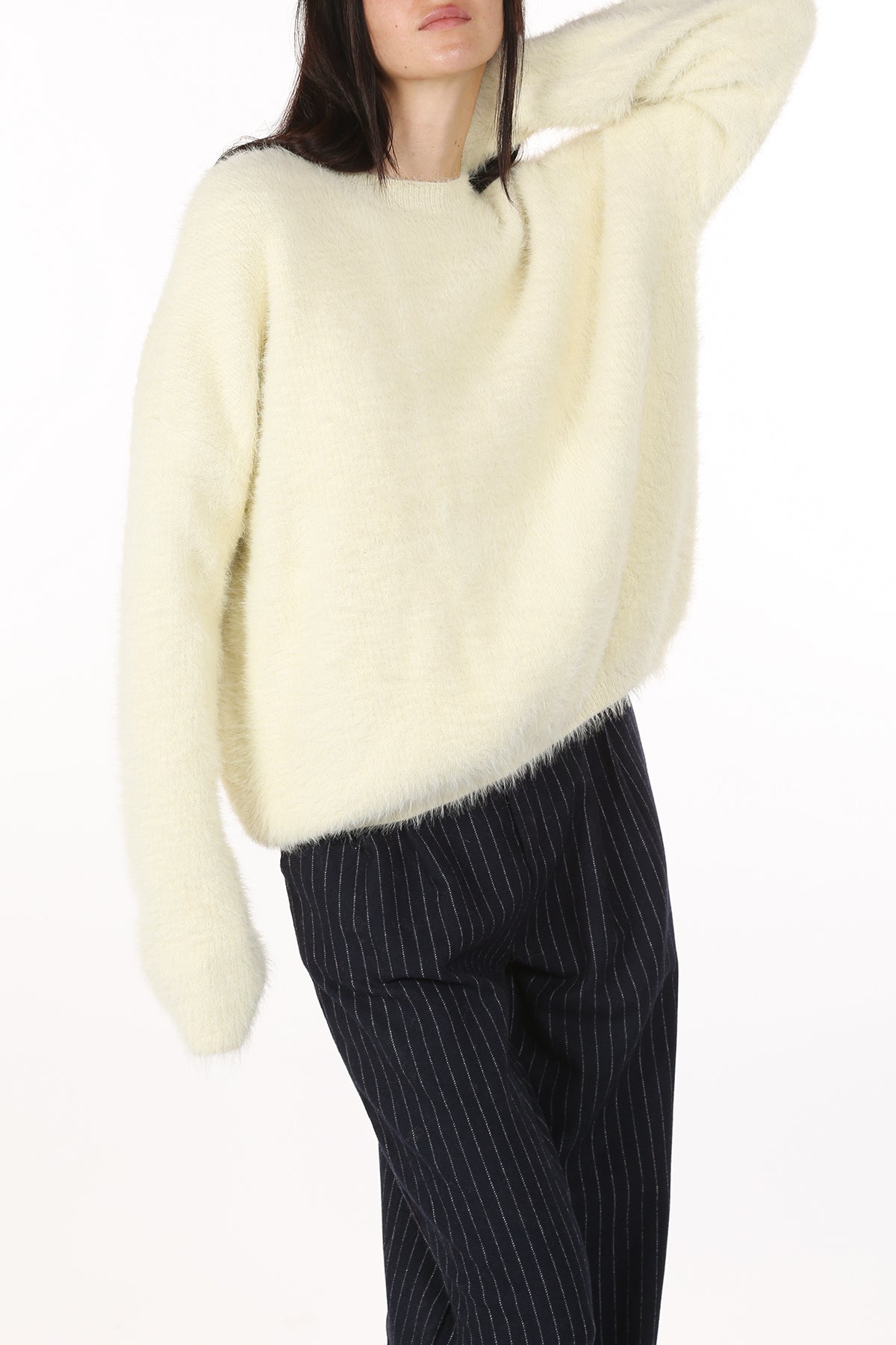 Aurora Fuzzy Alpaca Sweater - Shop Beulah Style