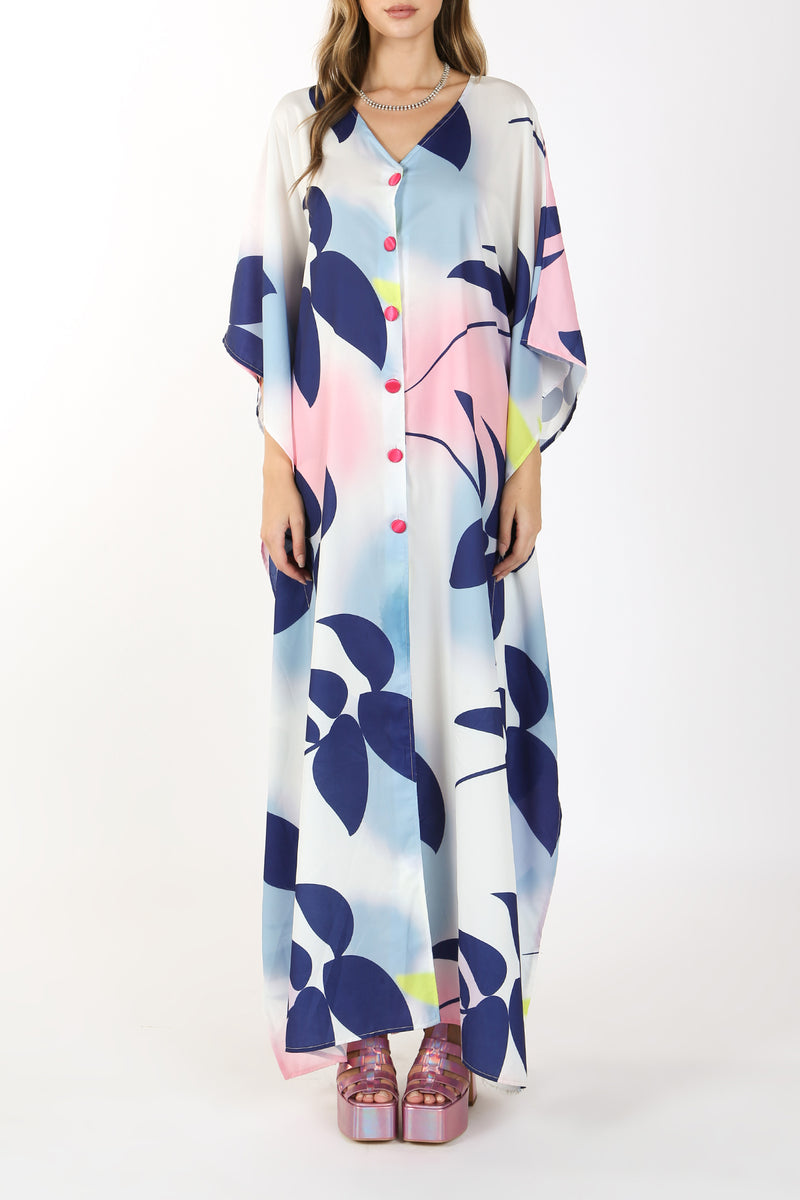 Liliana Poncho Style Maxi Dress - Shop Beulah Style