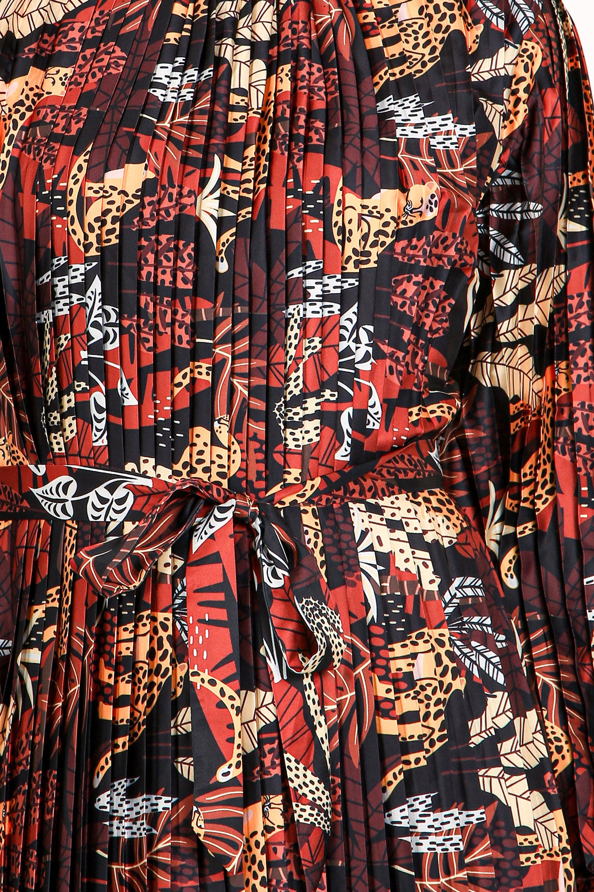 Rick Multi-Printed Print Pleated Maxi Dress - Shop Beulah Style