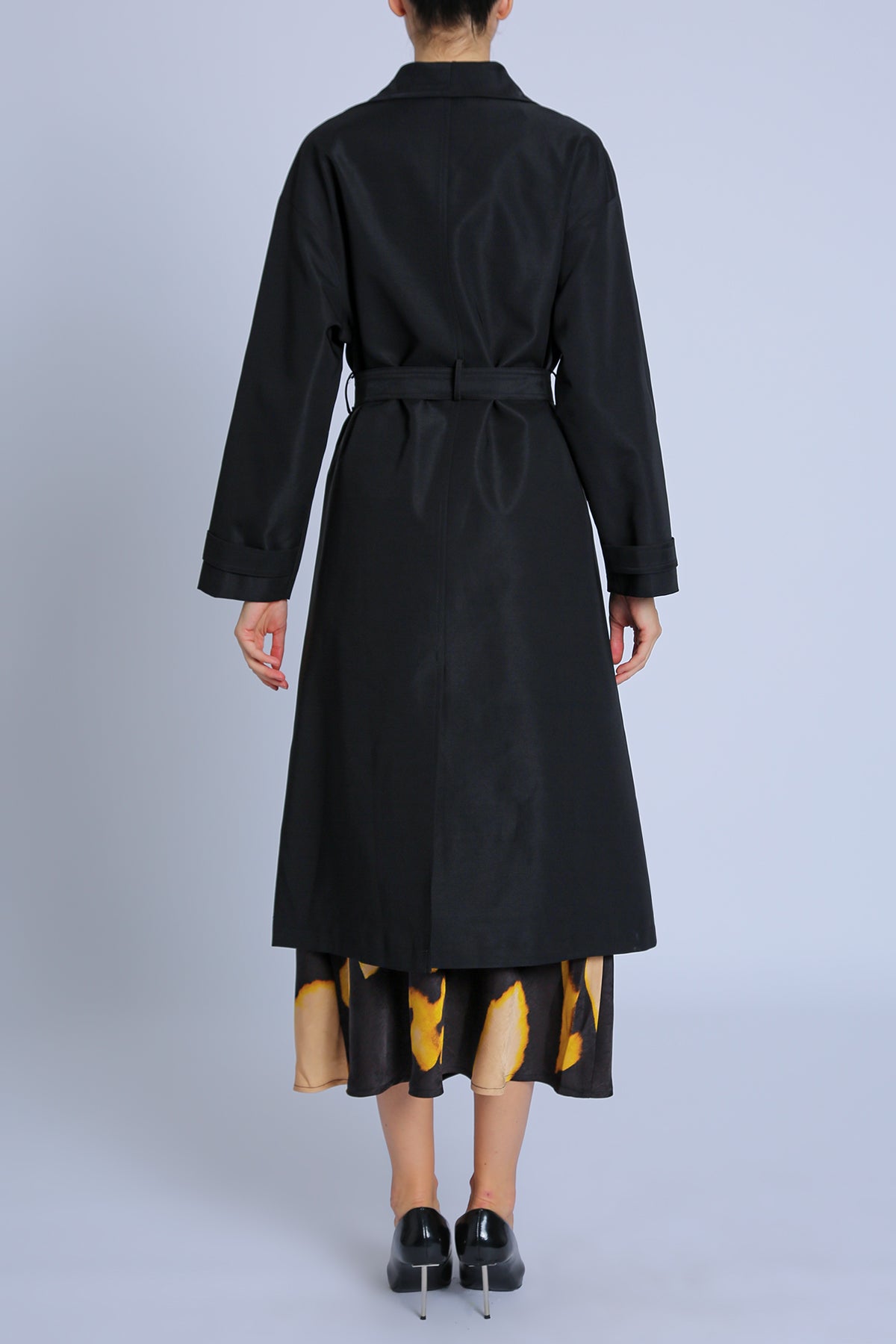 Fiona Double Breasted Trench Coat with Belt - Shop Beulah Style
