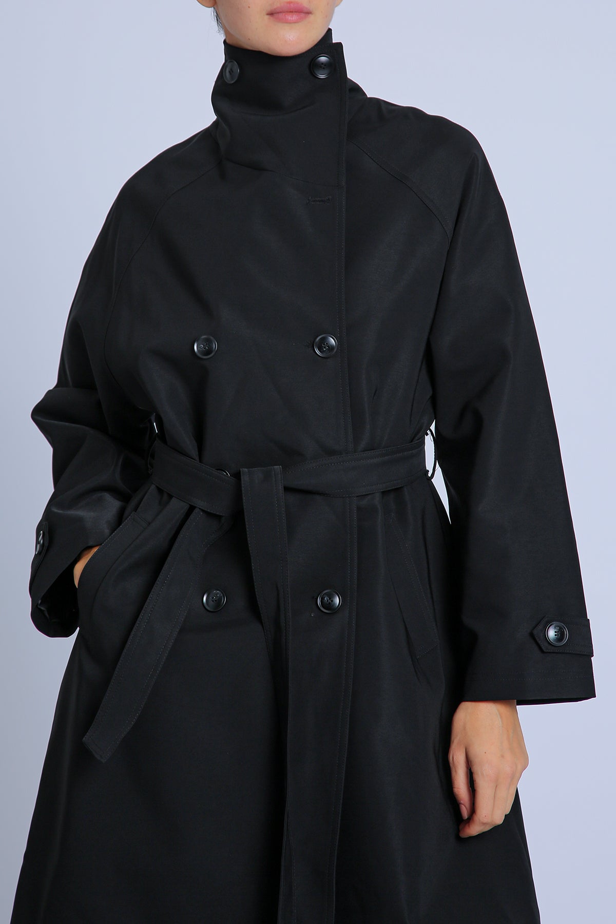 Fiona Double Breasted Trench Coat with Belt - Shop Beulah Style