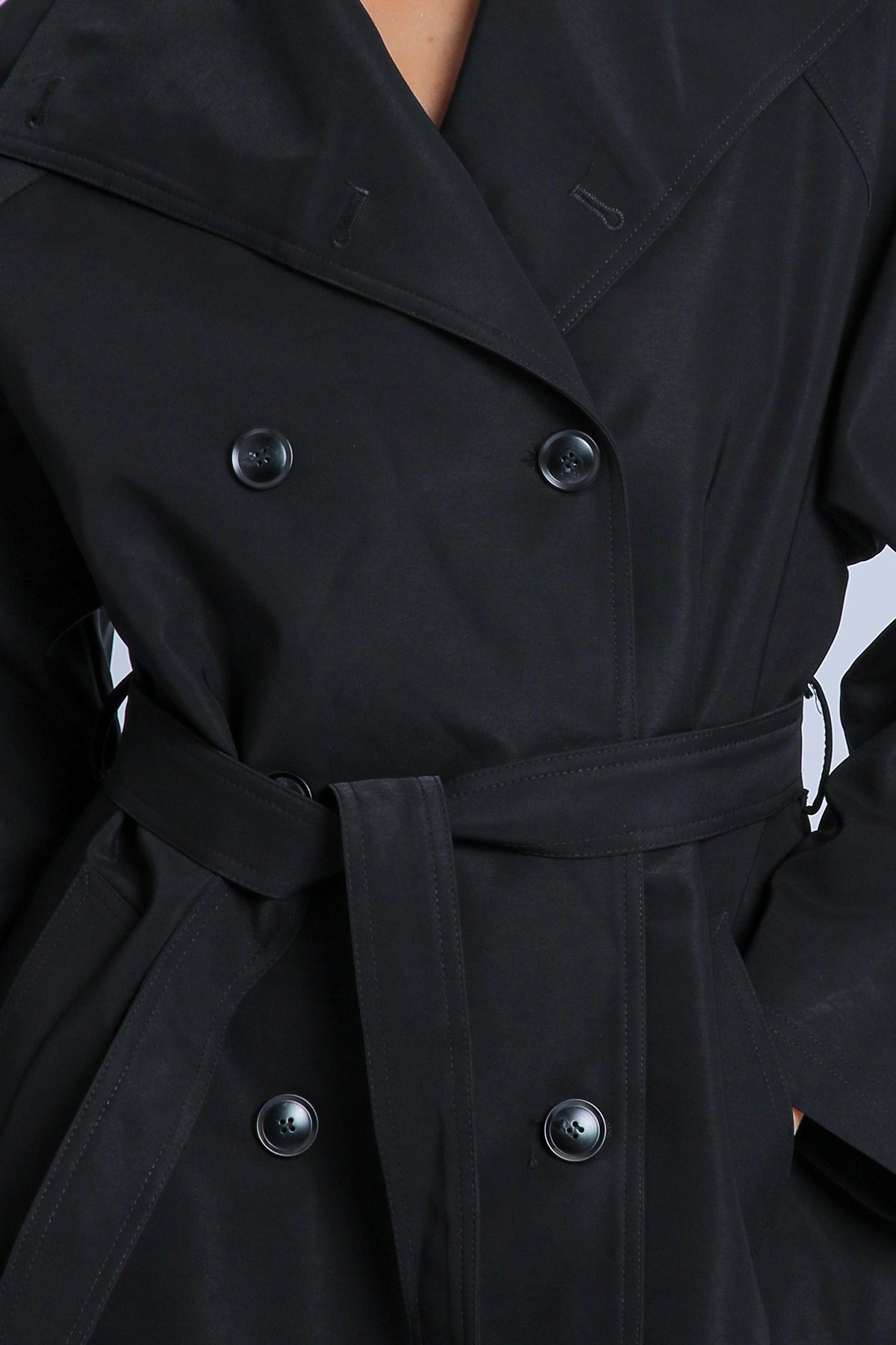 Fiona Double Breasted Trench Coat with Belt - Shop Beulah Style