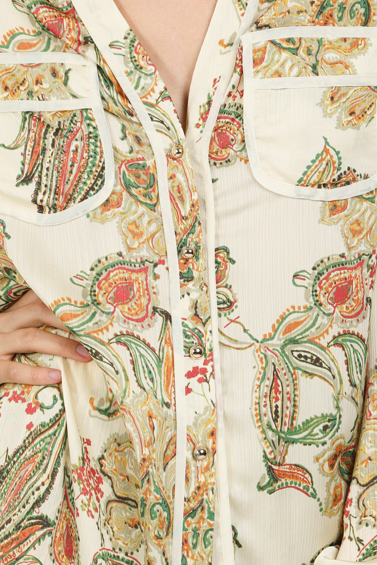 Galvin Floral Paisley Print Shirt & Pants Set