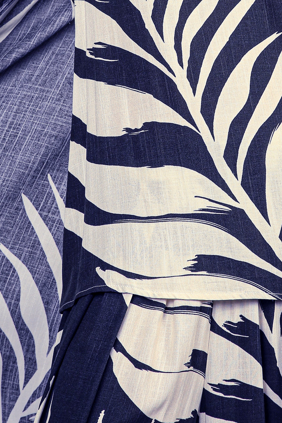 Bellamy Contrast Tropical Print Three-Piece Set - Shop Beulah Style