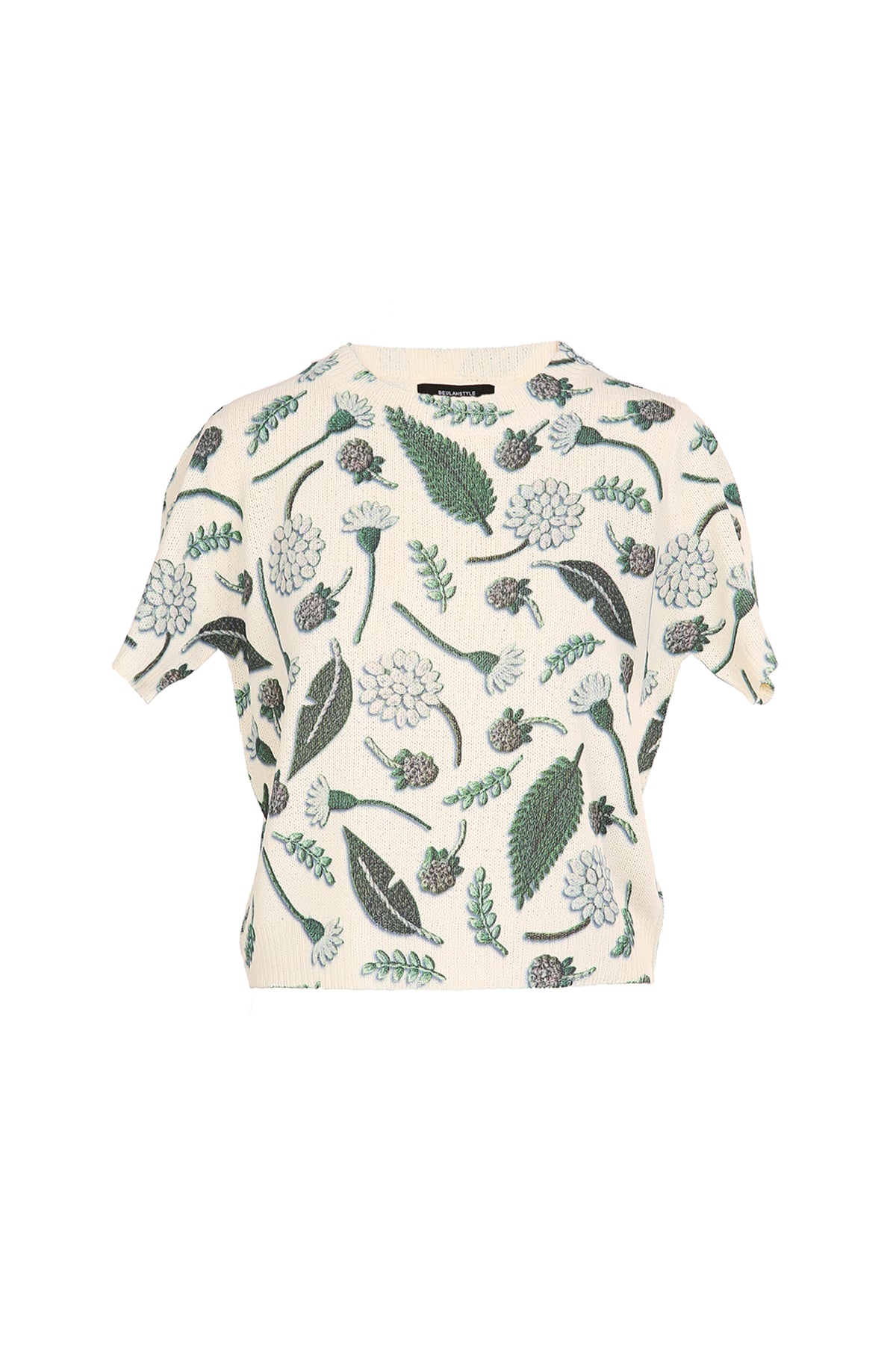 Wendy Leafage Printed Knit Top - Shop Beulah Style