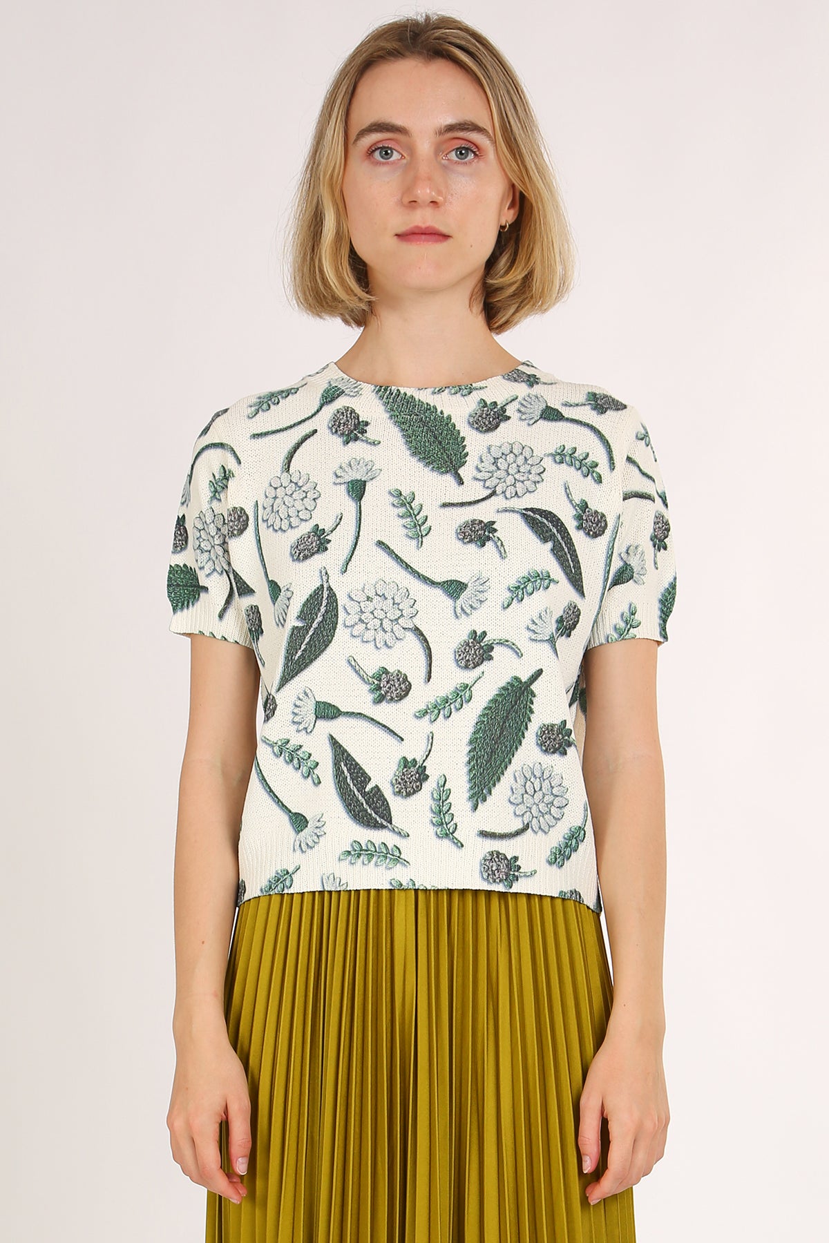 Wendy Leafage Printed Knit Top - Shop Beulah Style