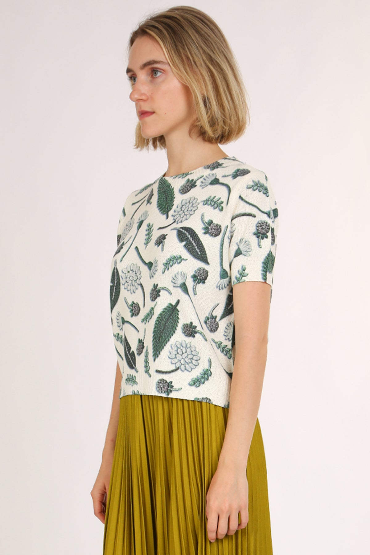 Wendy Leafage Printed Knit Top - Shop Beulah Style