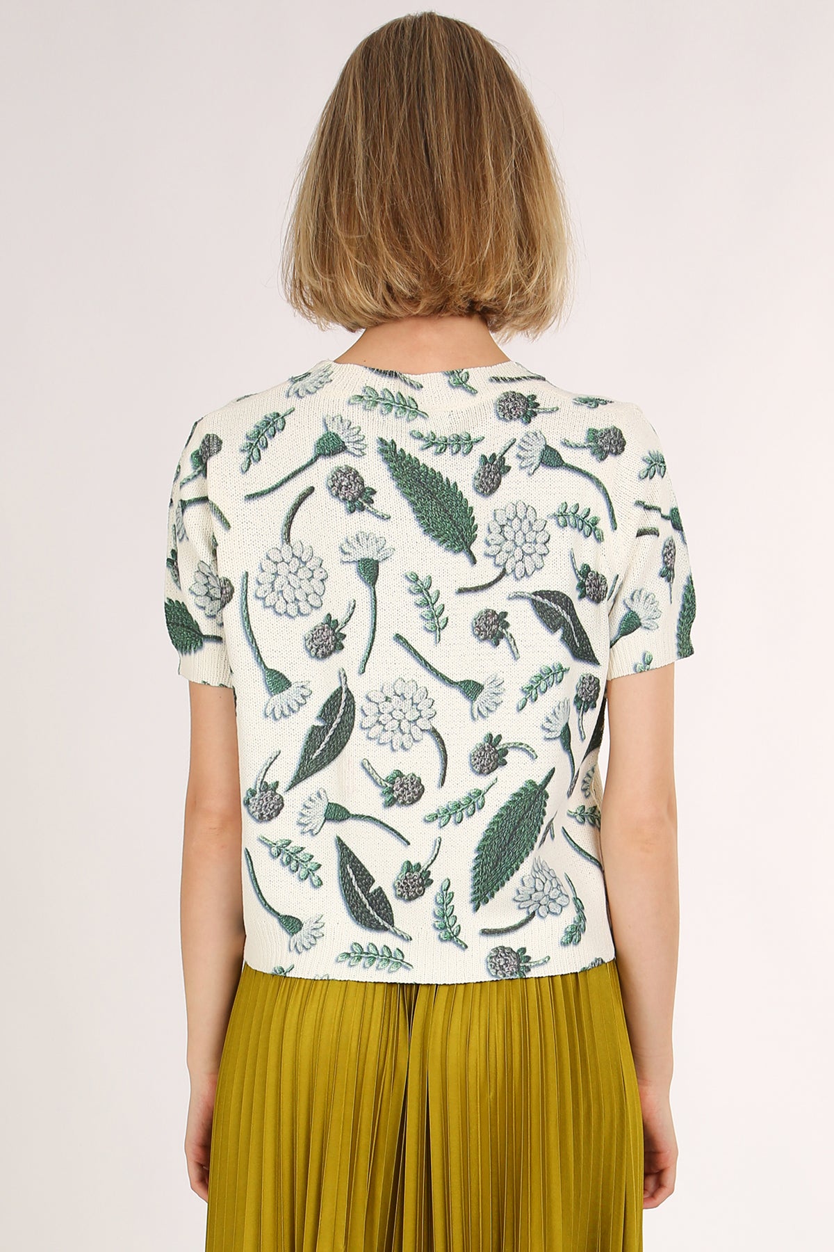 Wendy Leafage Printed Knit Top - Shop Beulah Style