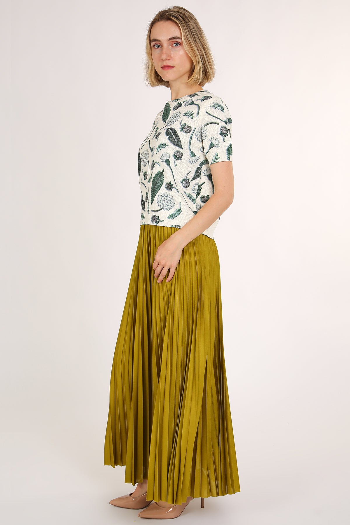 Wendy Leafage Printed Knit Top - Shop Beulah Style