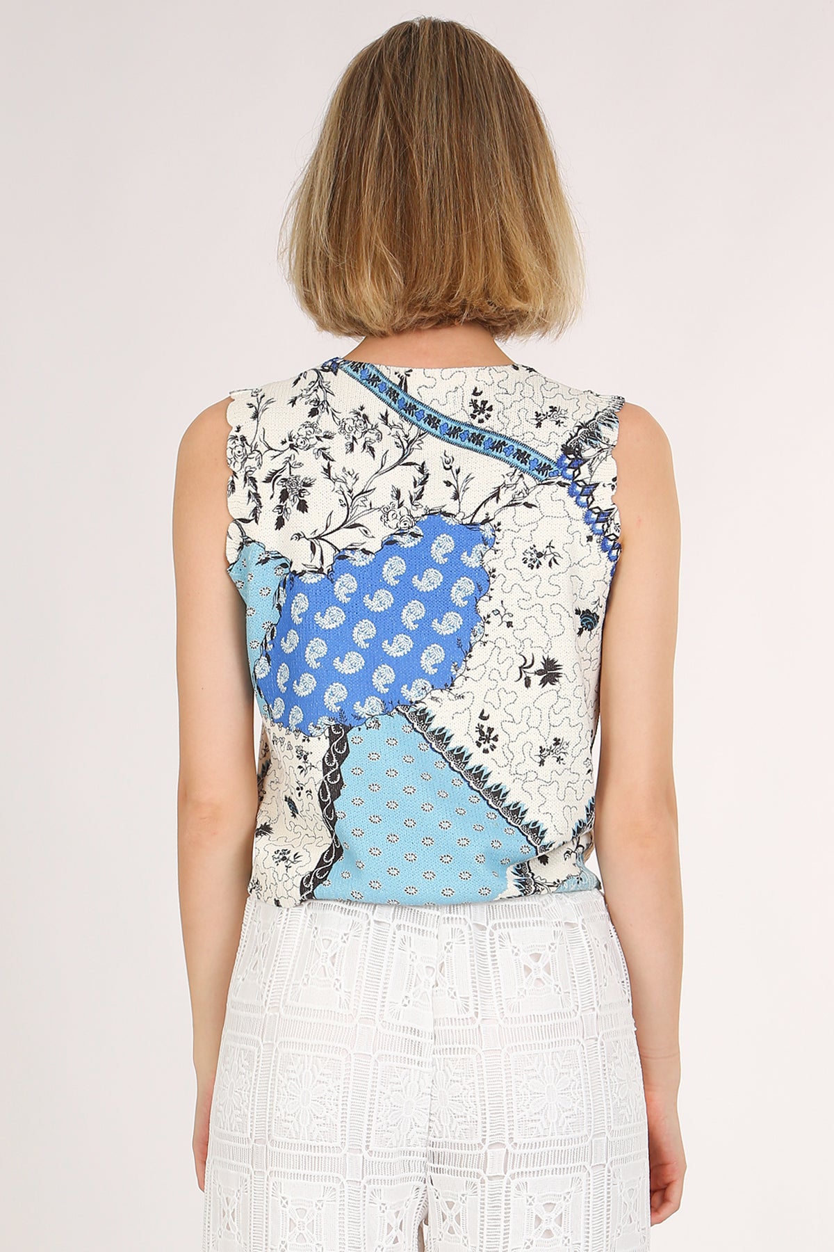 Tyler Floral & Paisley Patchwork Printed Knit Top - Shop Beulah Style