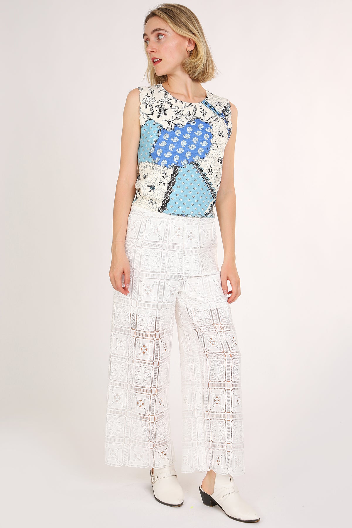 Tyler Floral & Paisley Patchwork Printed Knit Top - Shop Beulah Style