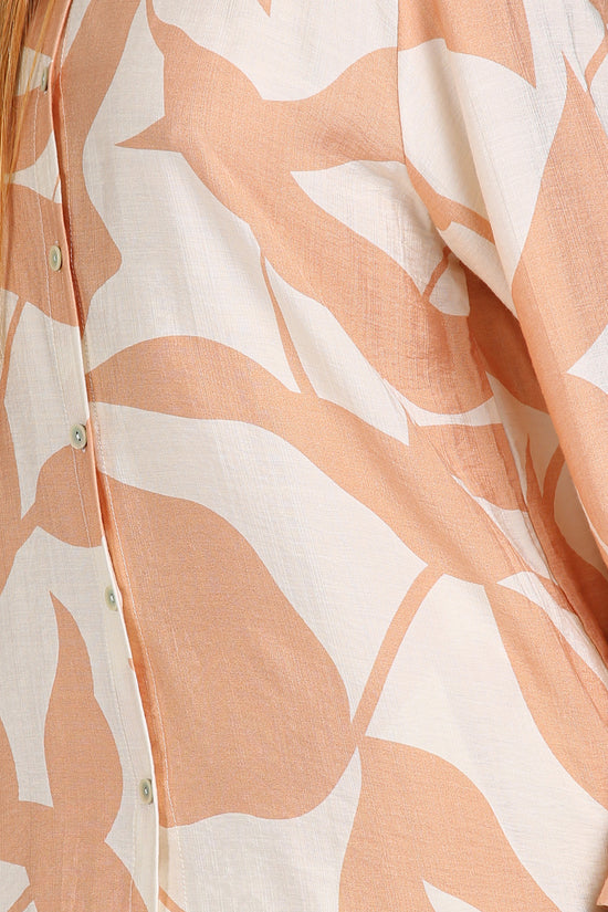 Nell Foliole Printed Shirt & Pants Linen Set - Shop Beulah Style