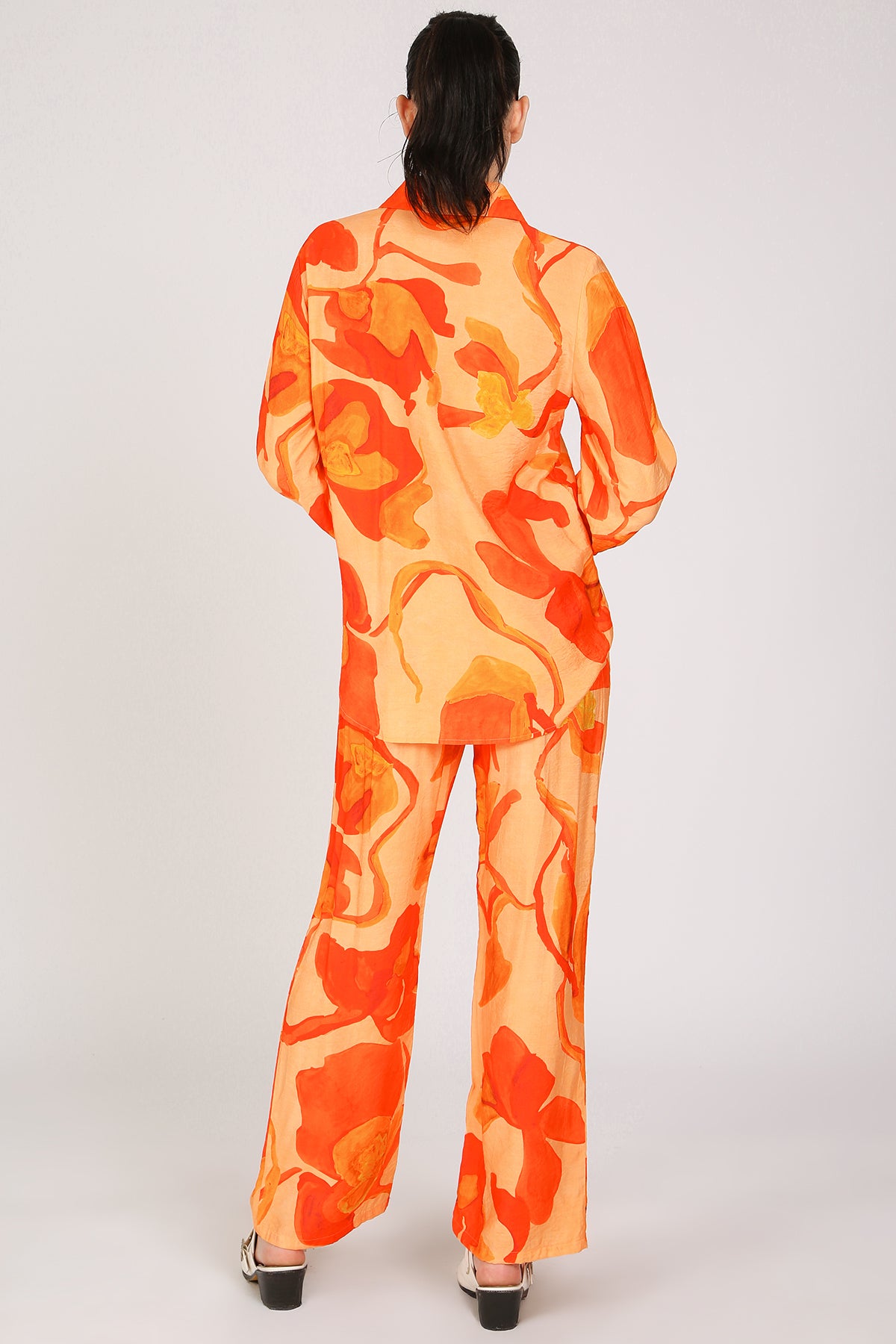 Parker Abstract Tropical Printed Top & Pants Set - Shop Beulah Style