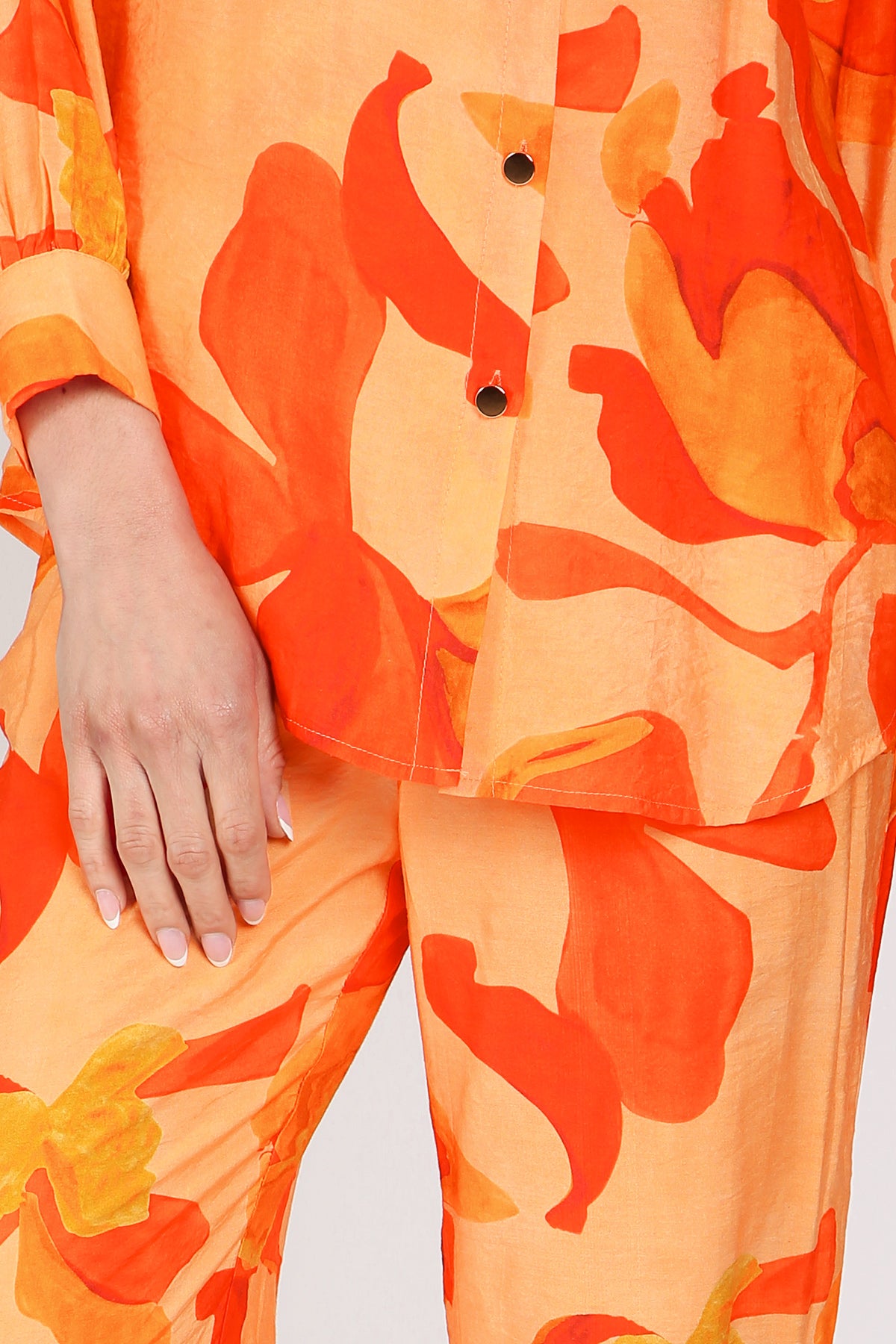 Parker Abstract Tropical Printed Top & Pants Set - Shop Beulah Style