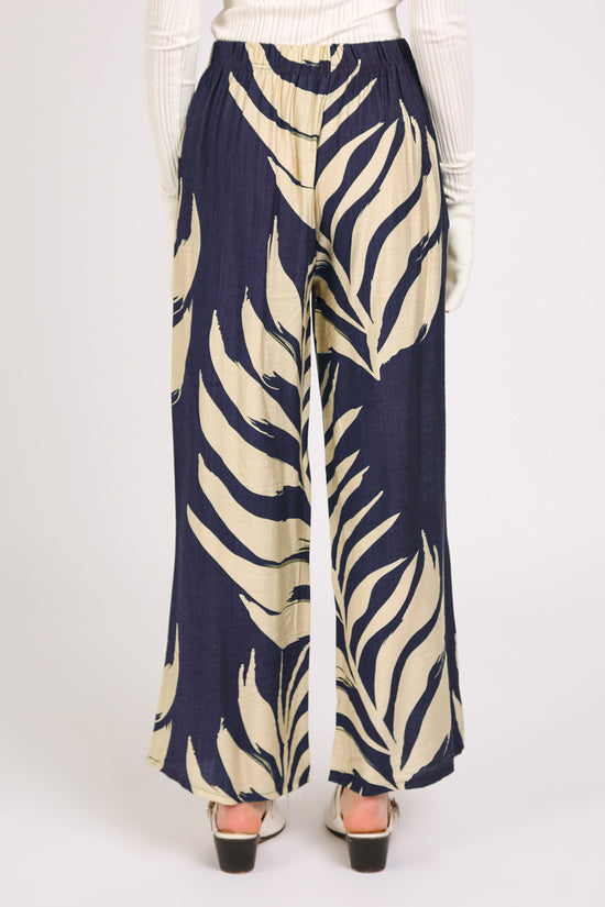 Angela Tropical Botanic Printed Wide Pants - Shop Beulah Style