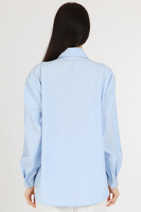 Kennedy Sequined Botanic Wing Detail Button Down Shirt - Shop Beulah Style