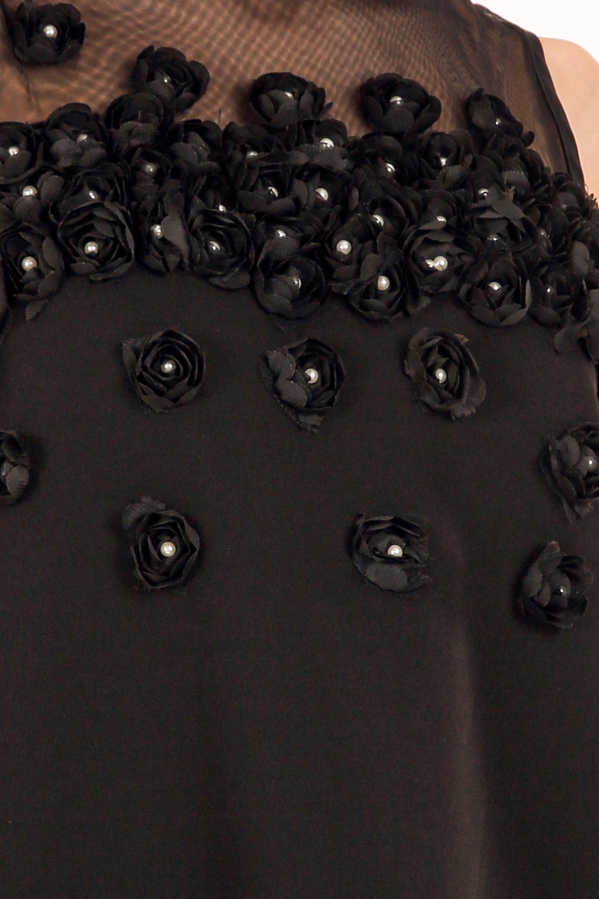 Kaylyn Embellished Floral Applique Mini Shift Dress