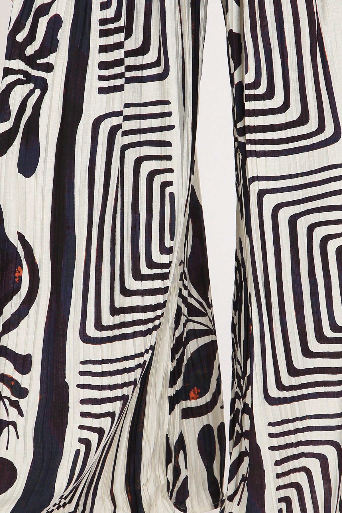 Quinn Abstract & Geo Printed Linen-Style Top & Pants Set