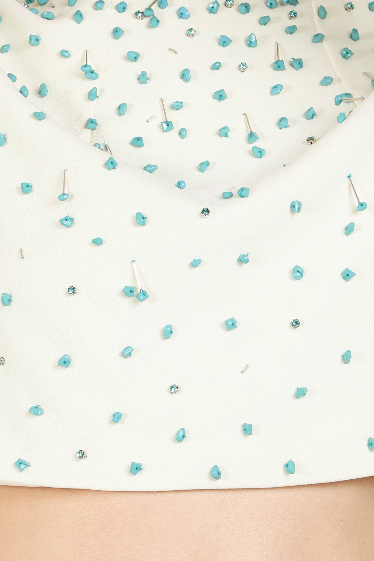 Jay Multi-Embellished Crop Top & Pencil Skirt Set - Shop Beulah Style