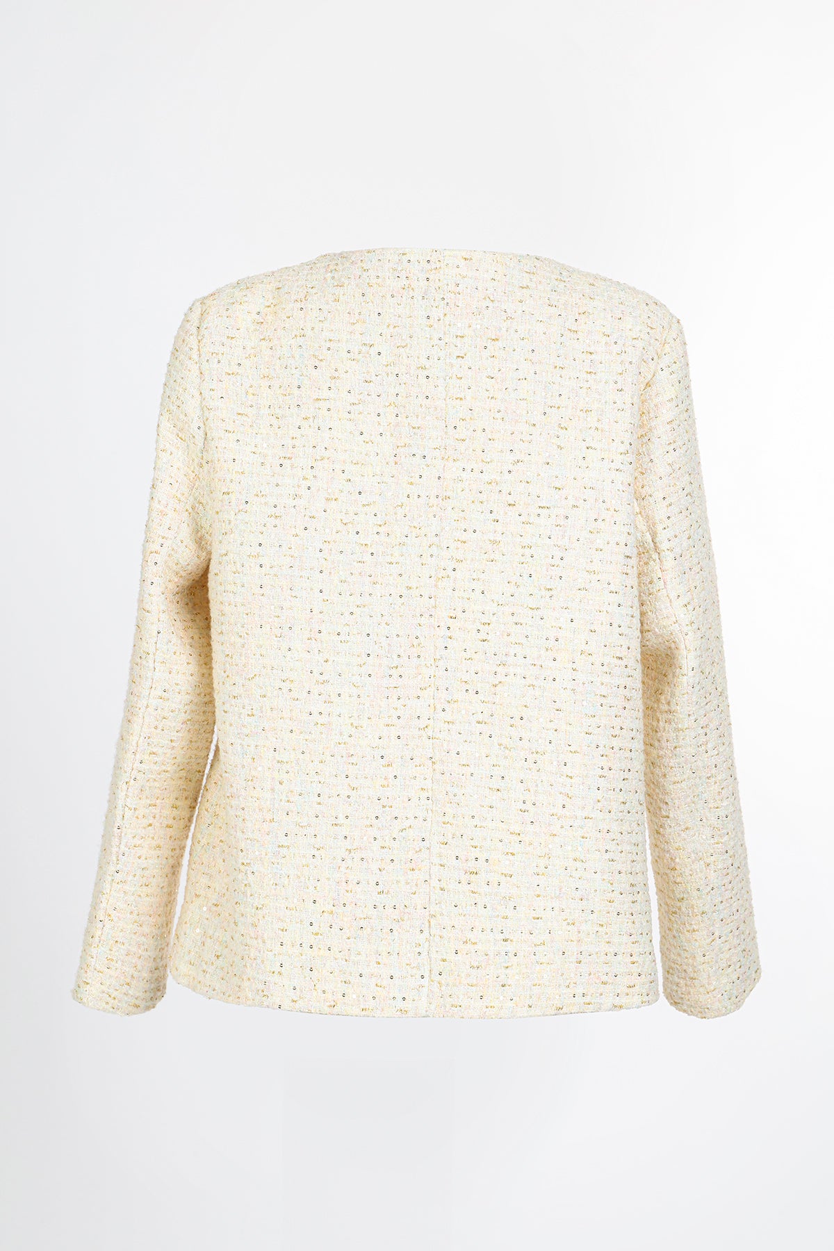 Cyrus Sequined Tweed Single-Breasted Jacket - Shop Beulah Style