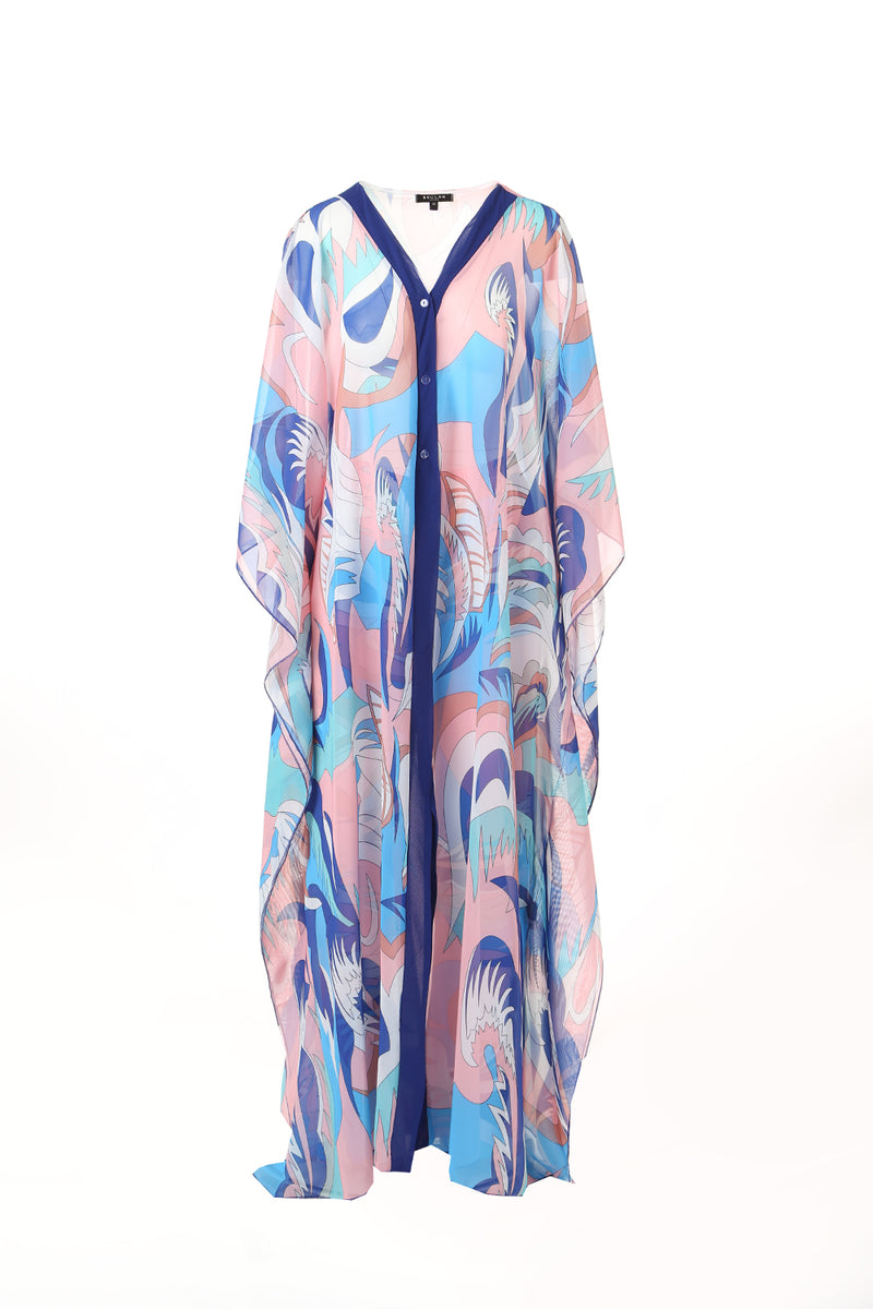 Long Front Tunic with Same Patterns Pants - Shop Beulah Style
