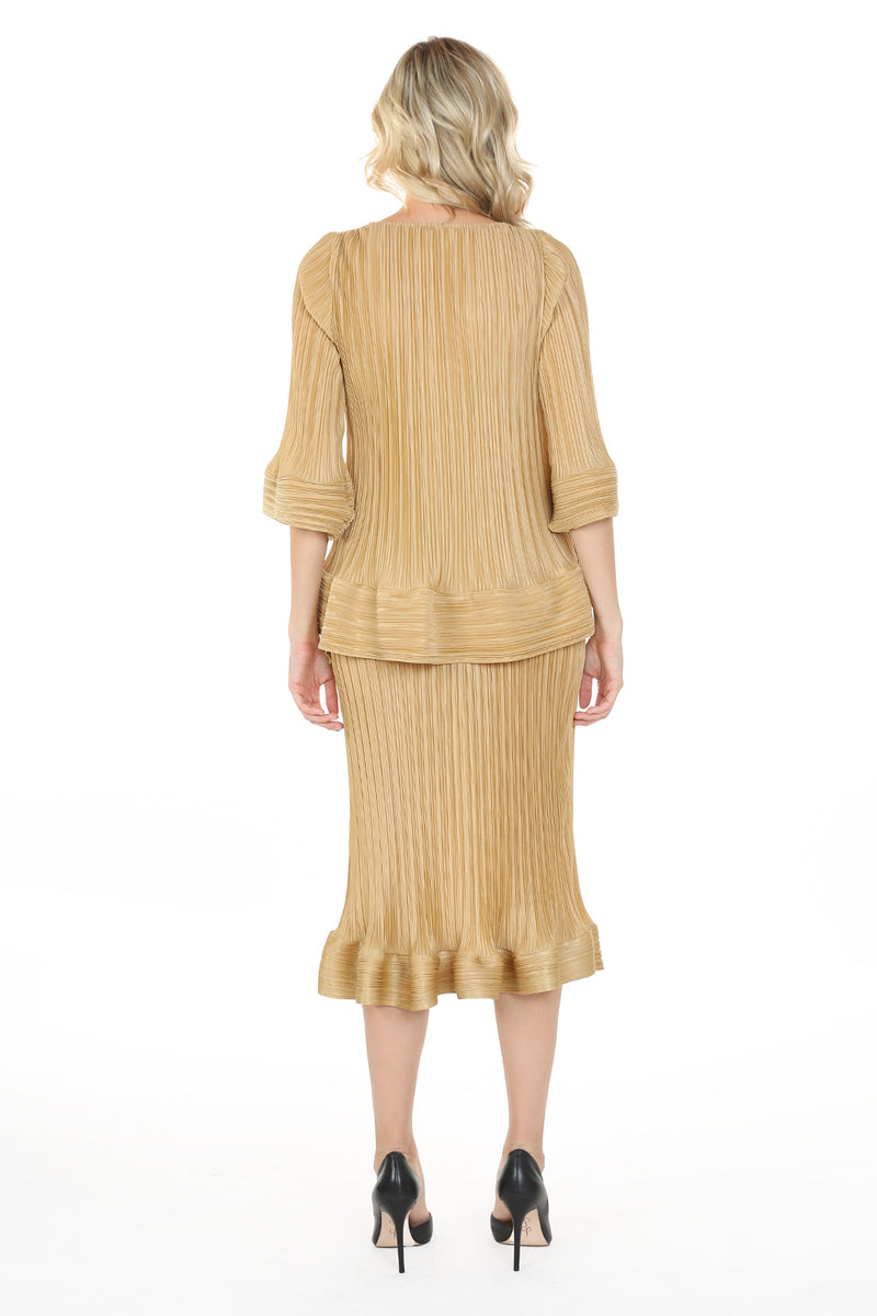Pleats Fabric Top & Skirt Sets - Shop Beulah Style