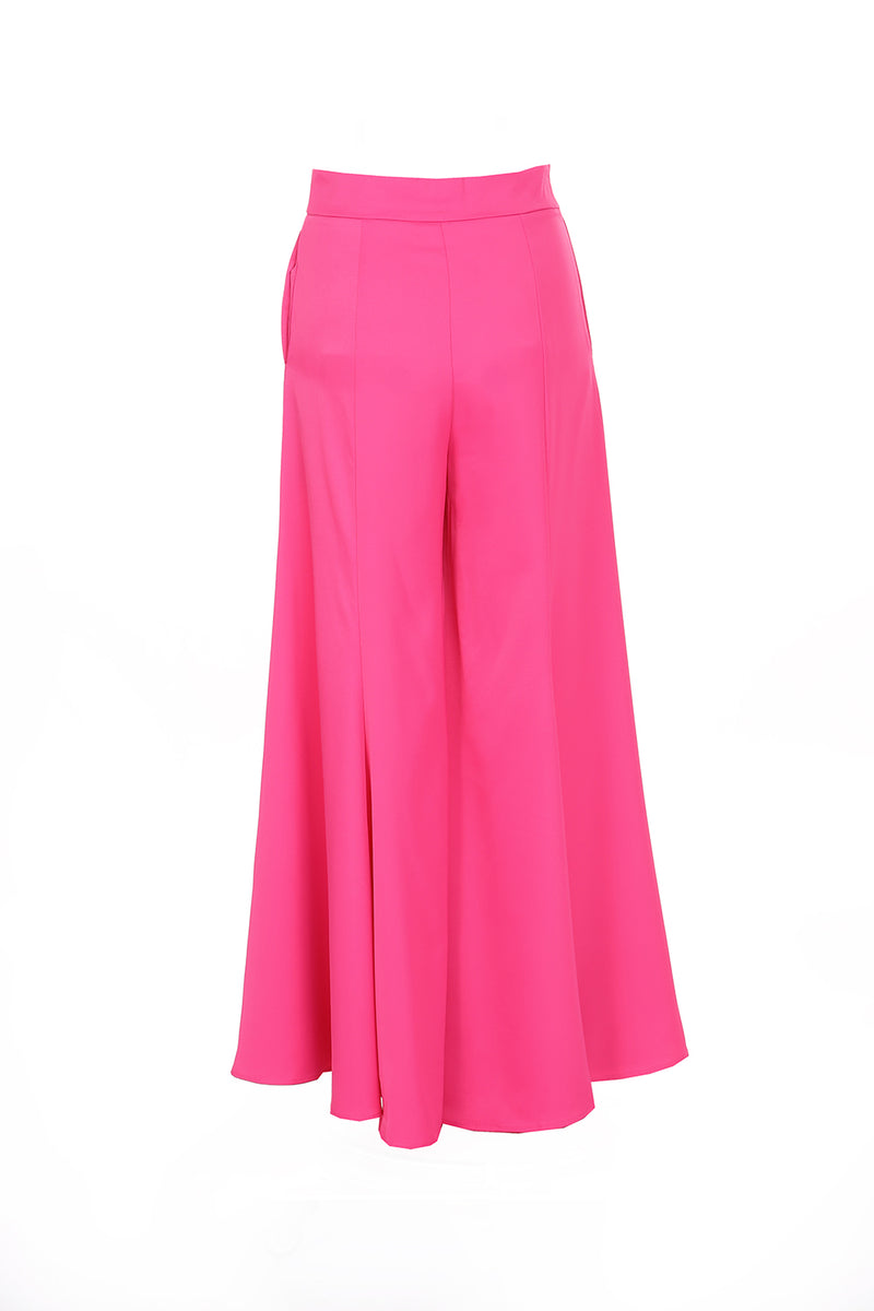 High Waist Flared Wide Pants - Shop Beulah Style
