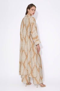 Damask Printed Three-Piece Set