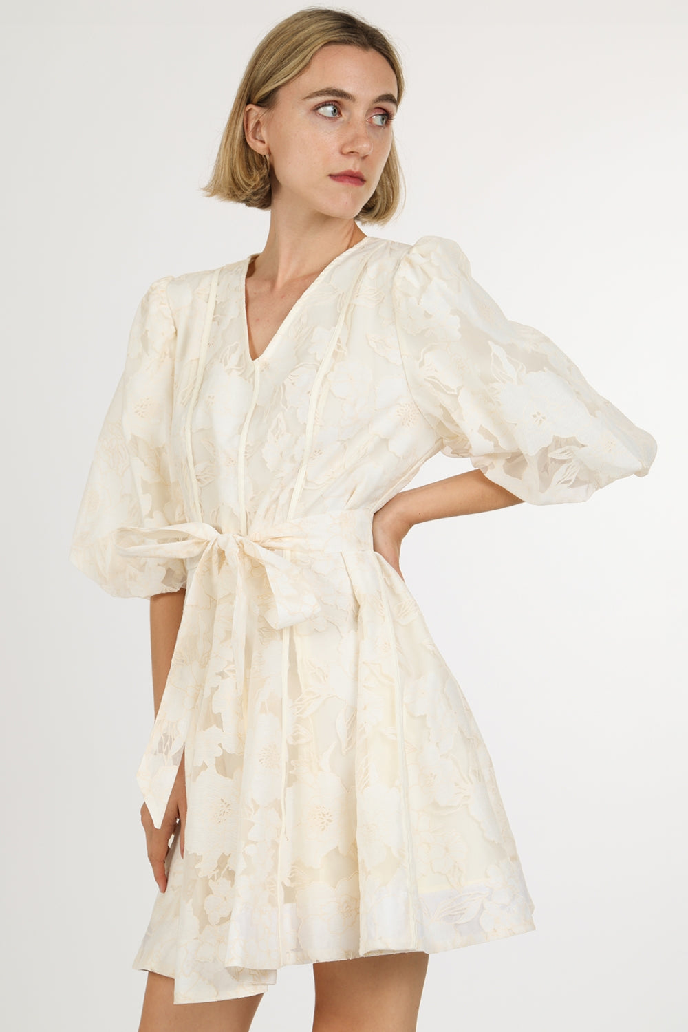 【新品未使用】　Acka pearl belted puff dress pearl belted puff dress – Acka online store