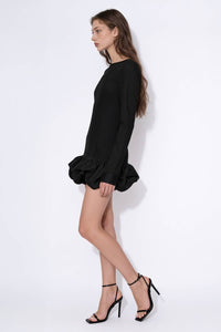 Bubble Hem Mini Dress