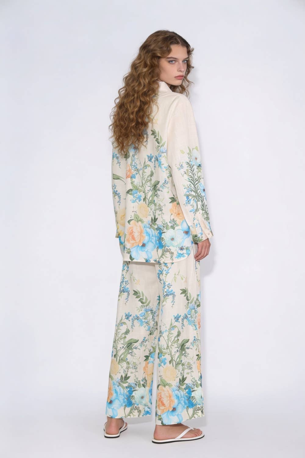 Floral Print Relaxed Resort Set