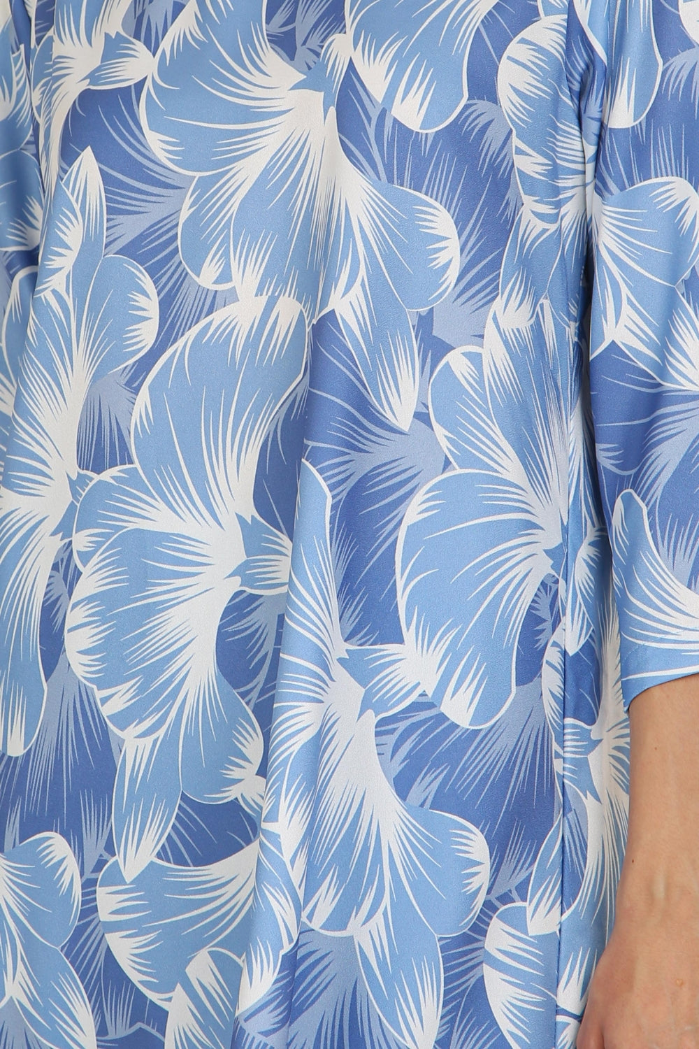 William Floral Printed Satin Hi-Low Tunic & Pants Set – Shop