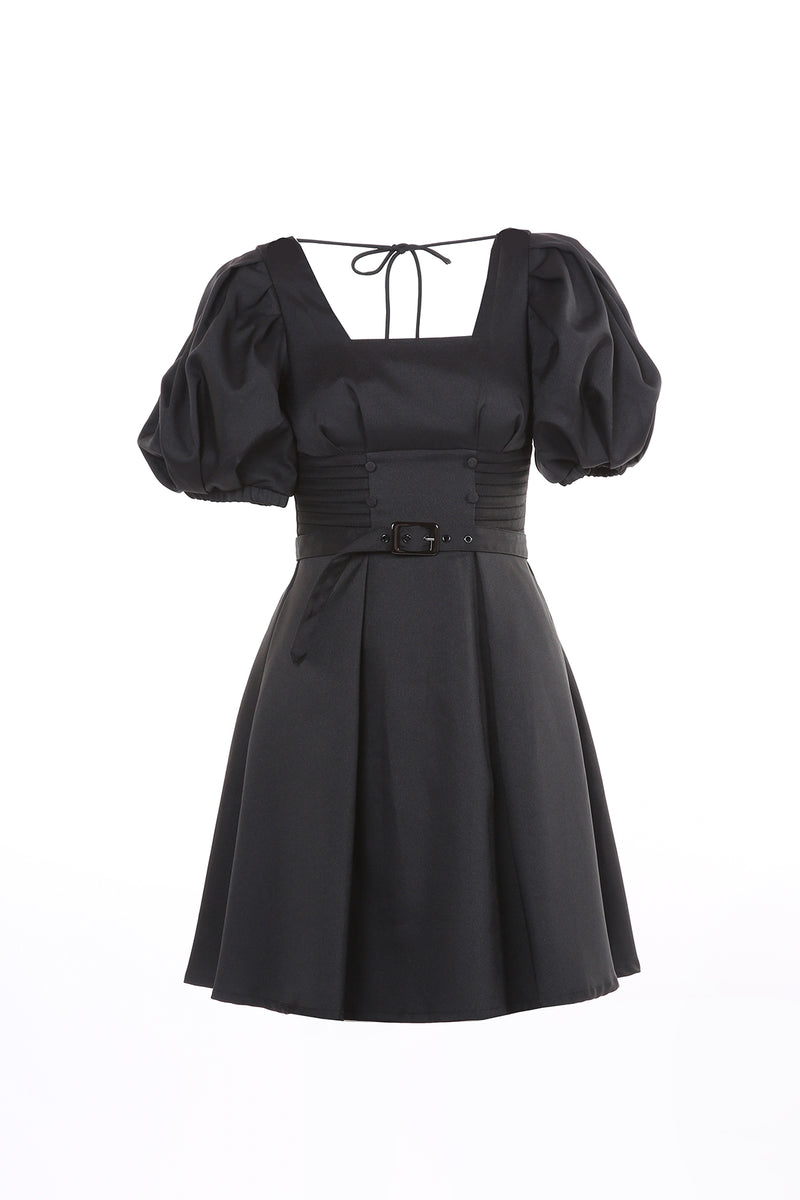 Summer Smock Waist Belted Mini Dress - Shop Beulah Style