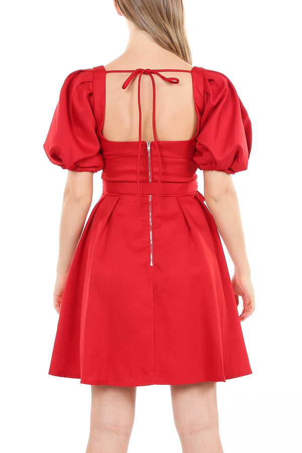 Summer Smock Waist Belted Mini Dress - Shop Beulah Style