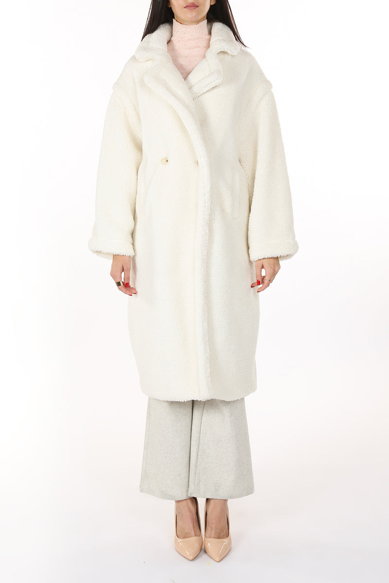 Danica Shearling Long Coat - Shop Beulah Style