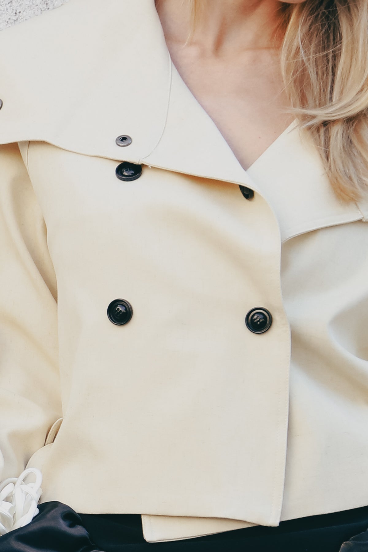 Ivan Double Breasted Crop Jacket with Waist Belt - Shop Beulah Style