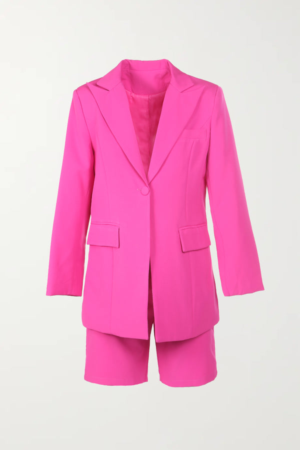Narda Blazer And Pant Suit Set - Shop Beulah Style