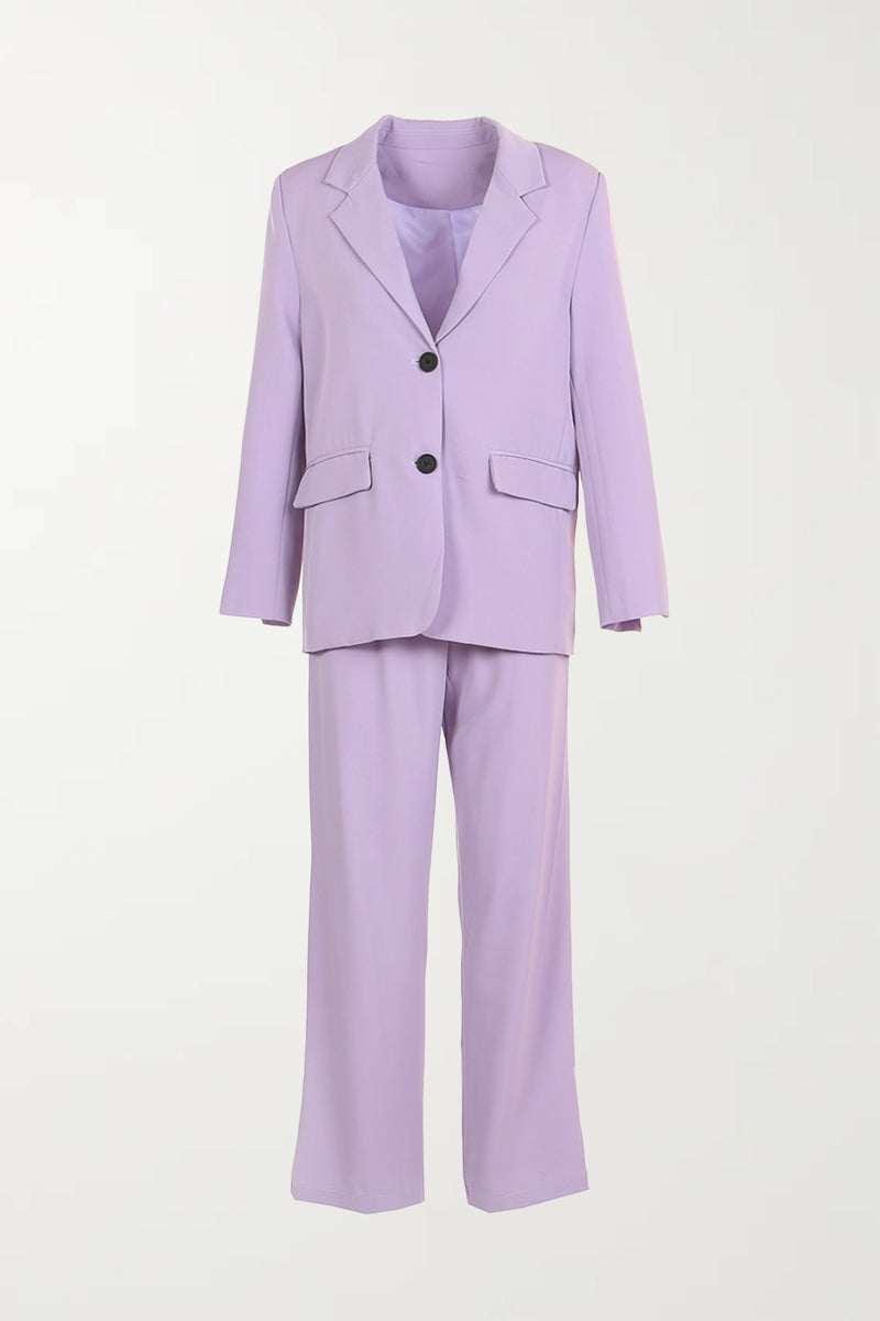 Letty Blazer And Pant Suit Set - Shop Beulah Style